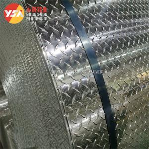 China 3003 Aluminum Checker Plate Sheet Embossed Aluminum Tread Plate For Anti Slip Stairs wholesale