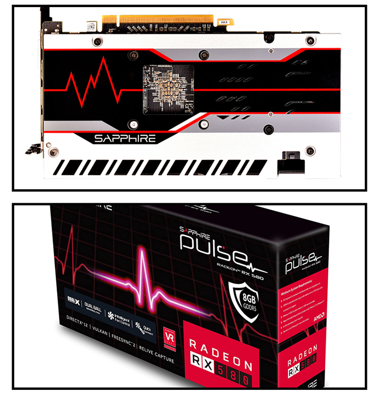 Hot Selling Graphic Card Radeon Rx580 8G graphics card GPU