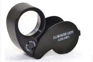 China Promotion Jewelry Loupe with LED light and Magnification of 10X and Size of lens is 25mm wholesale