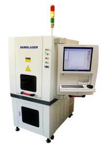 China Easy Operation Flexible Herolaser 0.003mm UV Marking Machine Fast Speed on sale