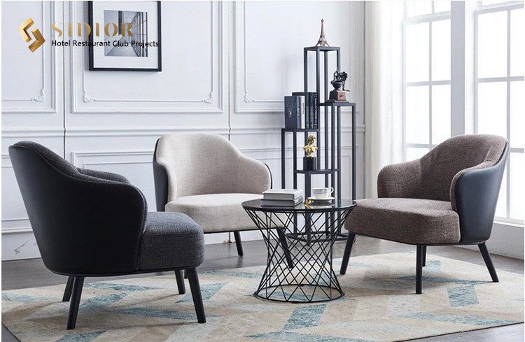 Leather Relaxing Chair, Morder Leather Chair, Living Room Lounge Chair, High Density Foam, PU Leather Upholstery