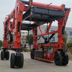 China 80Ton Mobile Gantry Crane Truck Diesel Power Battery Power Straddle Carrier Manufacturer wholesale