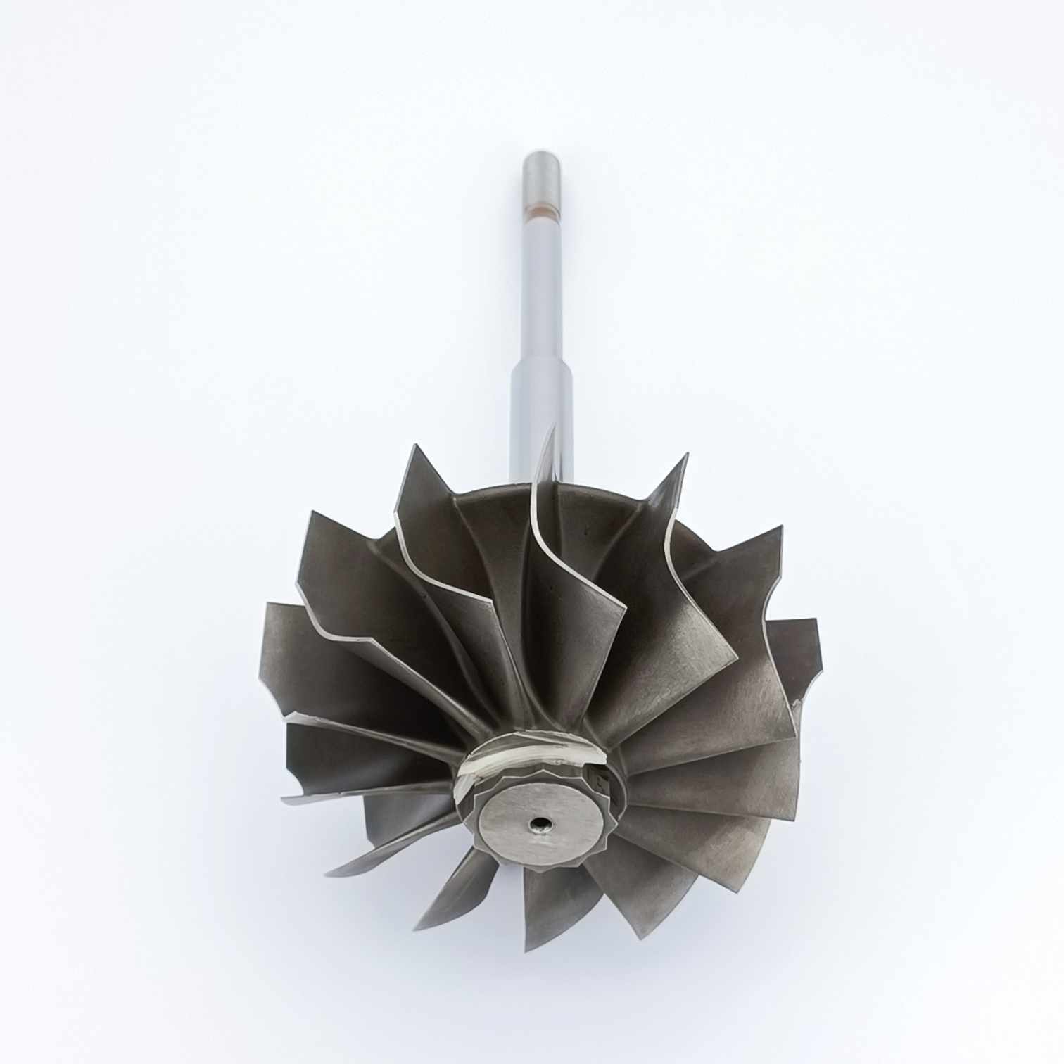 MS-TECH Turbo HX83 Turbine Wheel Shaft 3595589 Ind 125mm Exd 111.7mm Blades13