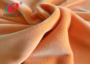 China Spandex Polyester Elastic 4 Ways Stretch Velvet Fabric For Women Dress Garment on sale