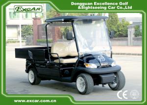 China Black Color Lifted Beverage Food Golf Cart 48V 2 Passenger Hotel Buggy Car on sale