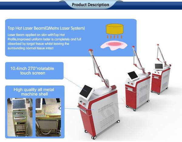 Professional q switched nd yag laser/painless 1064/532nm laser tattoo removal machine
