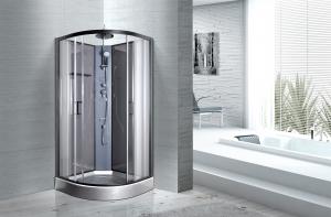 China Convenient Comfort Bathroom Shower Cabins With 4MM Light Grey 663C Back Panel on sale