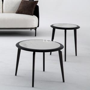 China Modern 3 Round Marble Coffee Table Set wholesale