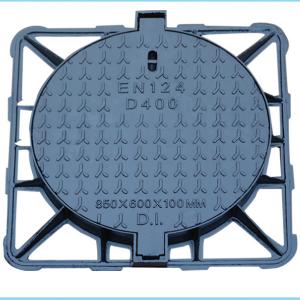 China Bolted Ductile Iron Cover And Frame D400 EN124 For Urban Infrastructure wholesale