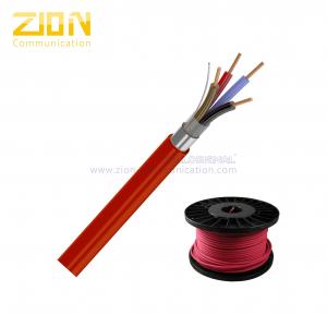 China 4 Core 1.00mm2 Shielded FRLS Fire Resistant Cable for Installation in Fire System wholesale