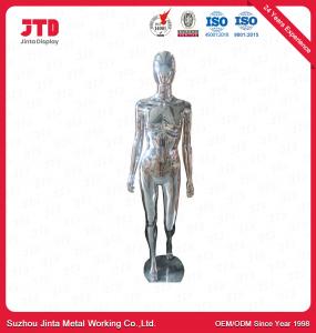China Male And Female Whole Body Mannequins Chrome Plated wholesale