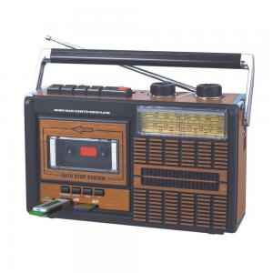 China DC 6V Portable Radio Player With Tape Playback Recording multifunctional wholesale