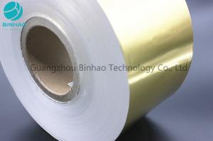 Matte Silver Gloss Gold Aluminium Foil Paper / Tobacco Wrapping Paper