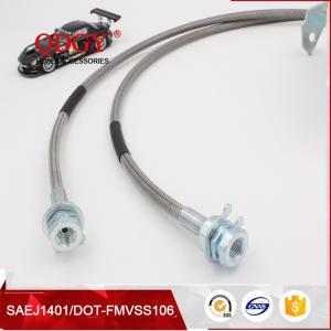 China SAE J1401 standard stainless steel braided flexible metal brake hose line on sale