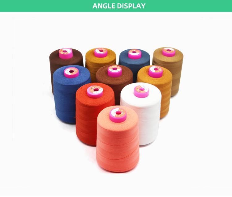 Cotton Core Spun Yarn for 20/3 Sewing Thread Item Polyester / Cotton