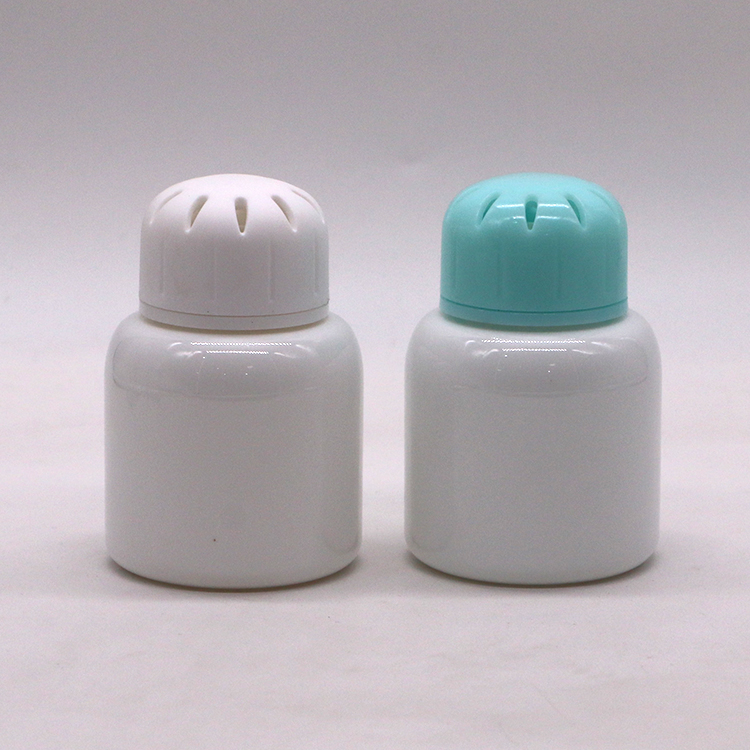 3OZ/90ml PET White Plastic Perfume Bottles with Screw Cap and Heat Seal Solid Fragrance Bottle