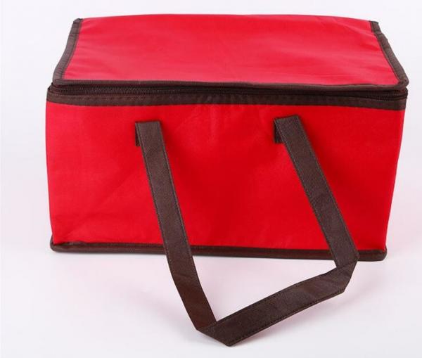 Reusable Grocery Shopping Box Zipper Top Nonwoven Aluminum Cooler Bag Thermal Bag Cool Insulated Bag bagease bagplastics