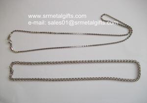 China Wholesale stainless steel cable link chain necklace for women fashion wholesale