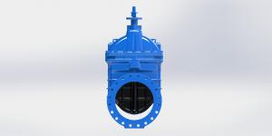 China Ductile Iron Gate Valve Top Cap Or Hand Wheel Operated , Vulcanized Rubber Wedge wholesale