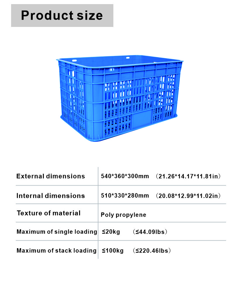 Plastic Milk Crate With Strong Loading Capacity And Quick Production Time