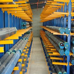 China Q355 Steel Cantilever Warehouse Racking Heavy Duty Wall Mounted on sale