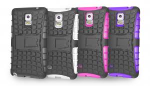 China TPU+PC armor stand case for Samsung Galaxy Note 4, unique design, different color, OEM wholesale