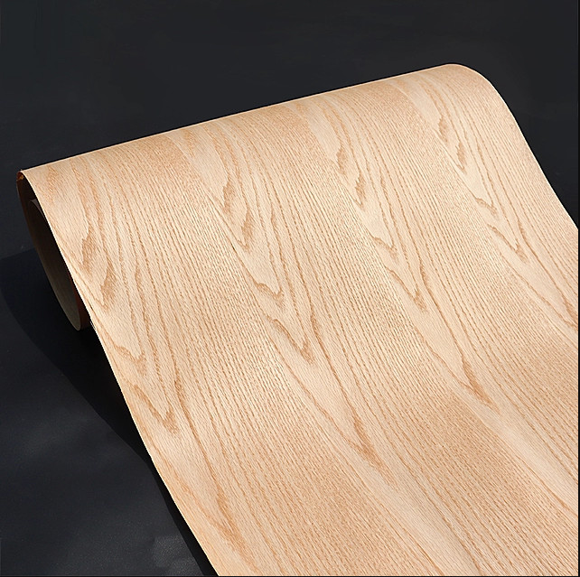 Red Oak Kraft Paper Backed Veneer | Paper Backing Red Oak Wood Veneer Sheet