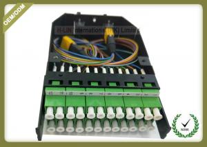 China 24 Cores FTTH Termination Box MPO Metal Cassete With LC Adapters wholesale