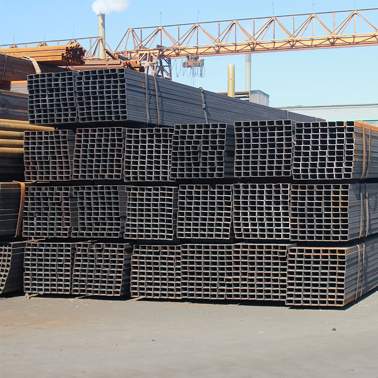 DIN 40X40 Black Rectangular Steel Tube 20mm Galvanized Square Tube