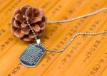 Stainless Steel Vintage Buddhist Religious Jewelry Pendant Necklace Fashion