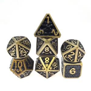 China Hot selling Mini Polyhedral Dice Set Poker Chip Made Dice Sets on sale