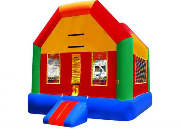 Quality Rainbow Outdoor Playground Inflatable Bounce House  With 6 years Warranty for sale