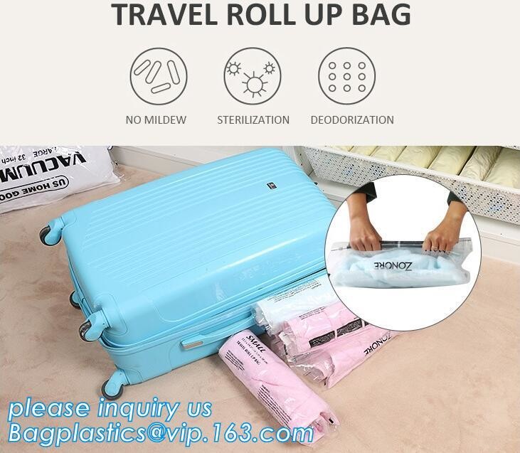 zipper travelling bag, zipper storage pocket, zipper fresh protection package, vacuum storage bags for travel, bagplasti