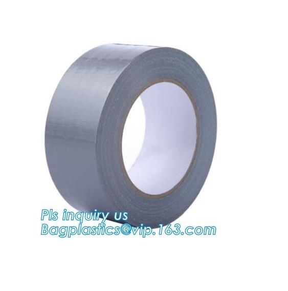 Double sided foam mounting tape,black tape with red cover film,Hot melt double sided cloth carpet tape bagplastics bage