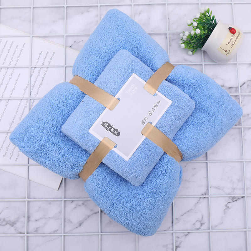 300 GSM Coral Fleece Face Bath Towel Set for Home Hotel Spa from OEM Manufacturers
