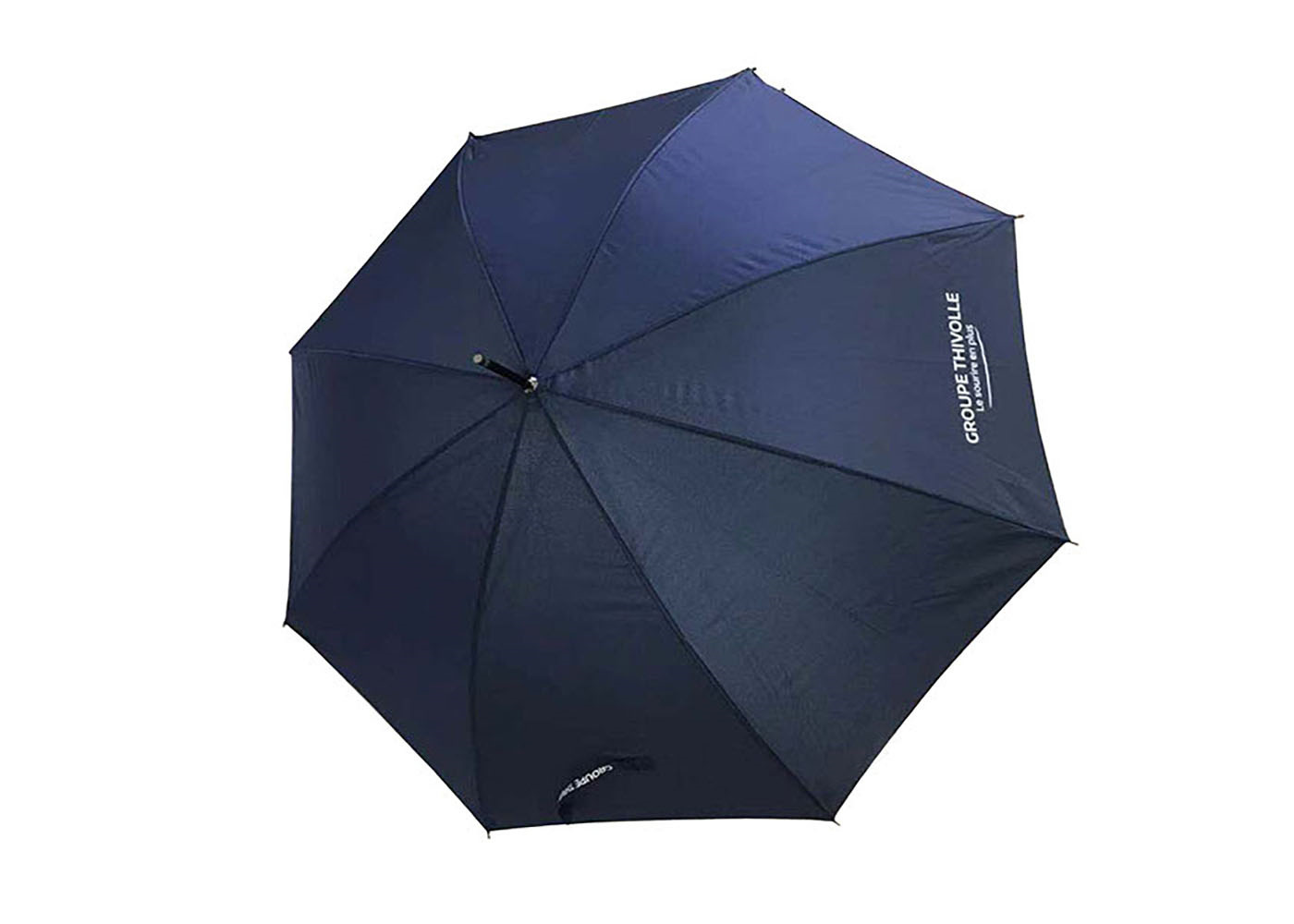 Advertising Straight Bone Classic Stick Umbrella , Rain Stick Golf Umbrella