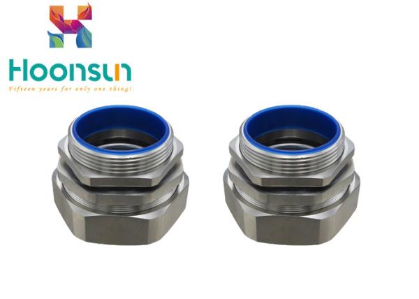 Straight Type Stainless Steel Metal Hose Fittings Union For Metal Corrugated