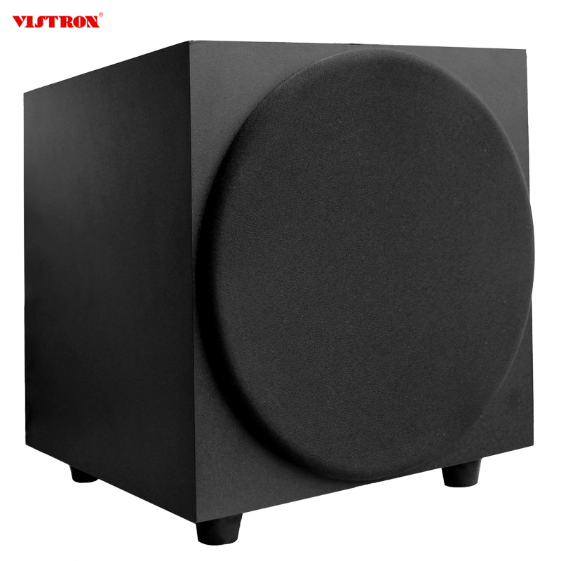 HiFi Home Theater Subwoofer Speaker With 300W Class D Amplifier Wooden Cabinet