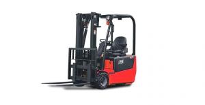China Three Wheel Electric Forklift Truck , 2 Ton Sit Down Battery Powered Pallet Truck wholesale