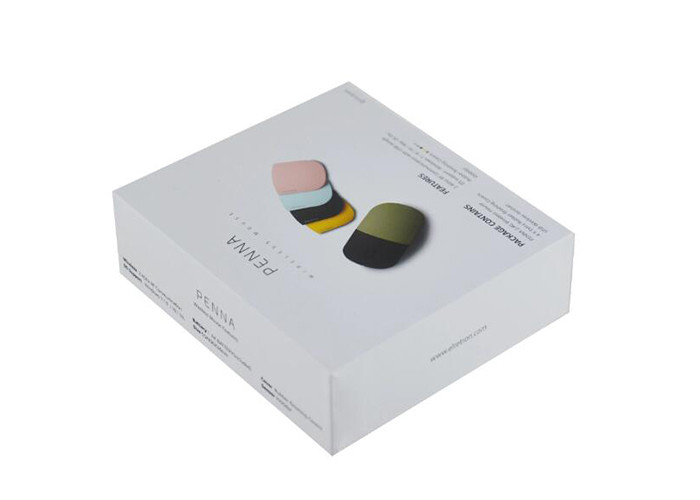 Recycle Rigid Printed Lid And Base Box UV Coating Stamping Printing Handling
