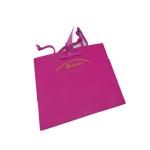custom black spot foil gift paper bag shopping bag with ribbon handle