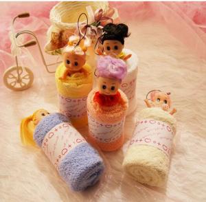 New creative promotion gift product wedding gift Barbie doll towel mobile hanger