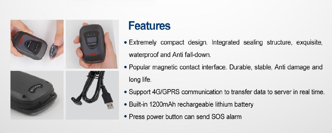 GPRS Real Time Guard Patrol Tour System Device 125Khz Card With OLED Screen