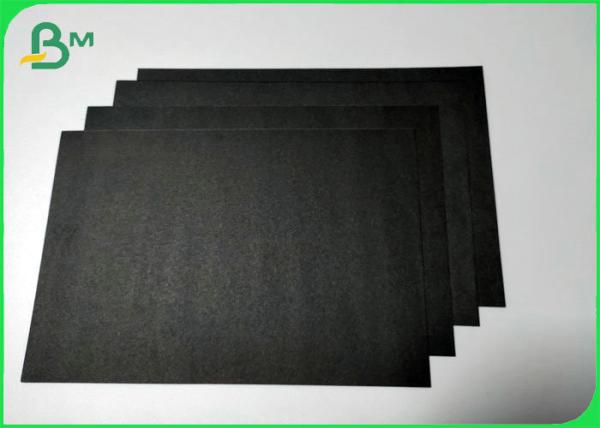 Recyclable Pollution-Free Uncoated Black Cardboard High Strength Handbags