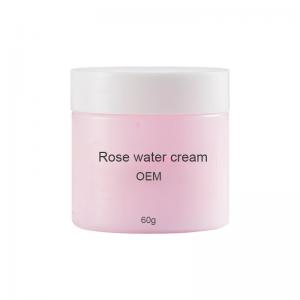 China Refreshing Rose 60ml Moisturizer Facial Cream For Oily Skin Female wholesale