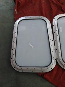 China Marine Fixed Aluminum Alloy Frame Bolted Installation Wheelhouse Windows on sale