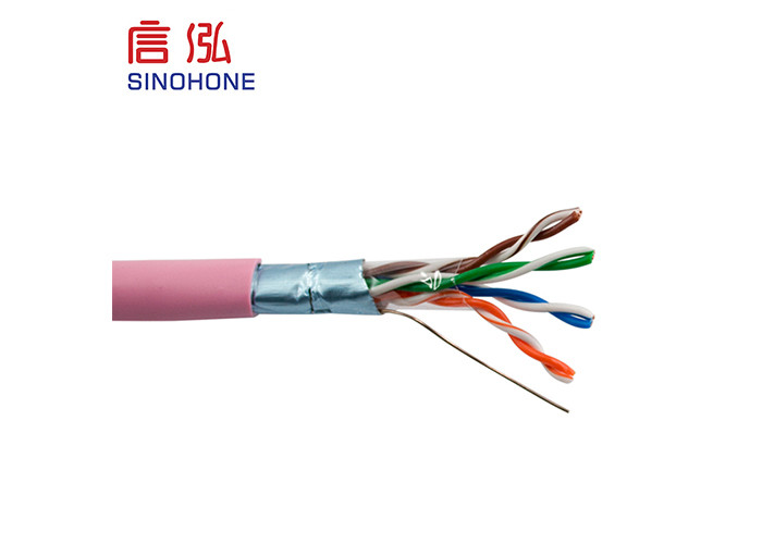 Computer CAT5E Bulk Network Cable Structured Cabling Diameter 0.5mm