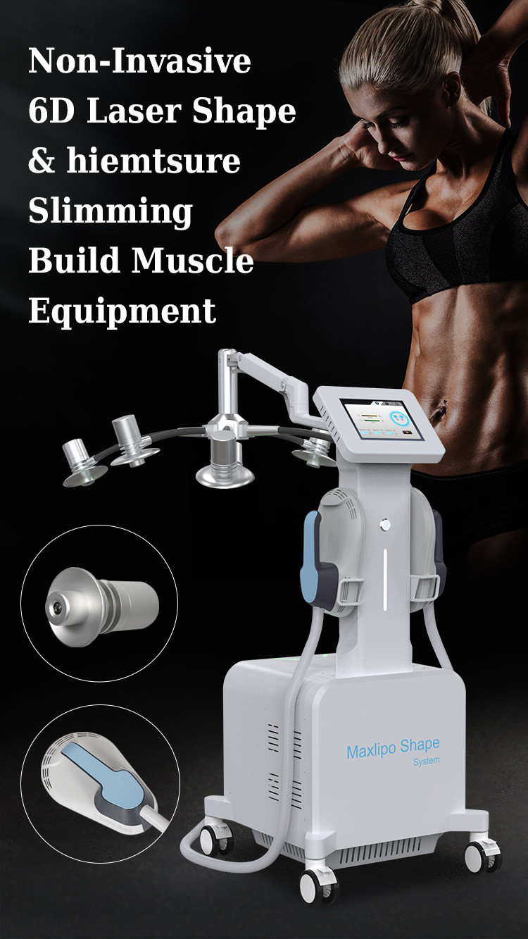 Non Invasive Laser Beauty Machine 6D Laser Body Contouring System 3500W