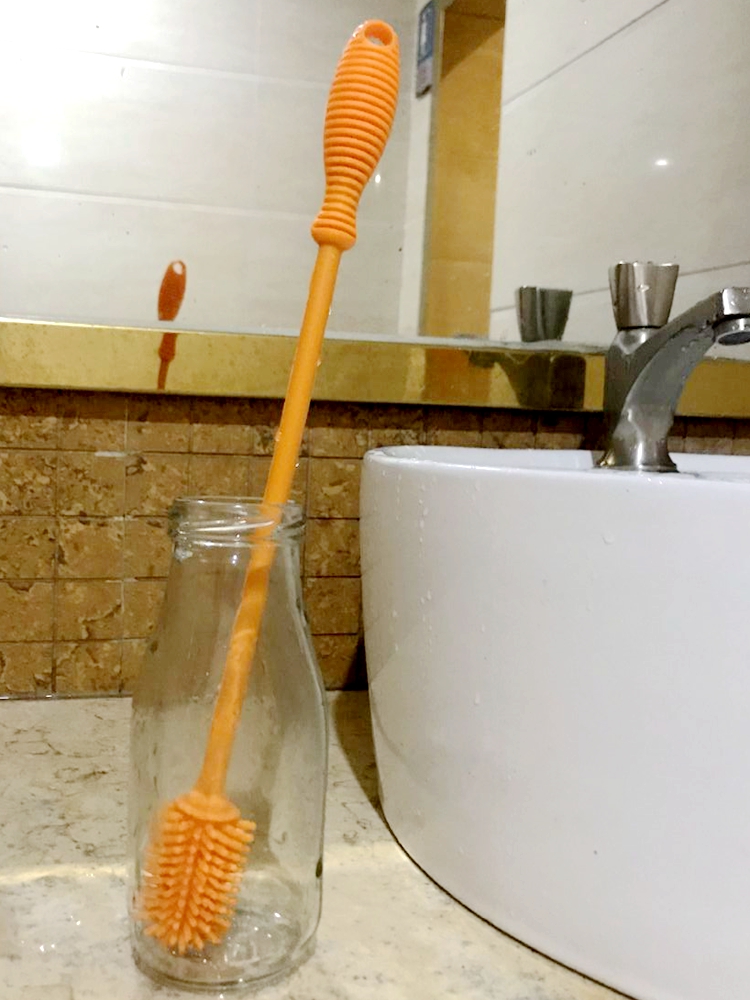 Mug Bottle Silicone Kitchen Brush Set Non - Toxic Environment Friendly
