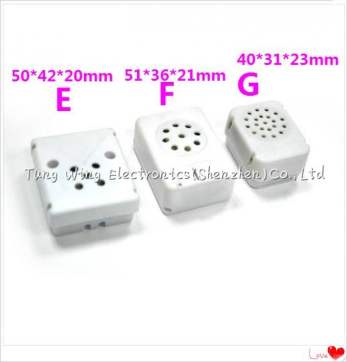 Non Toxic Recordable Sound Module One Button Music Box For Stuffed Animals / Plush Dolls